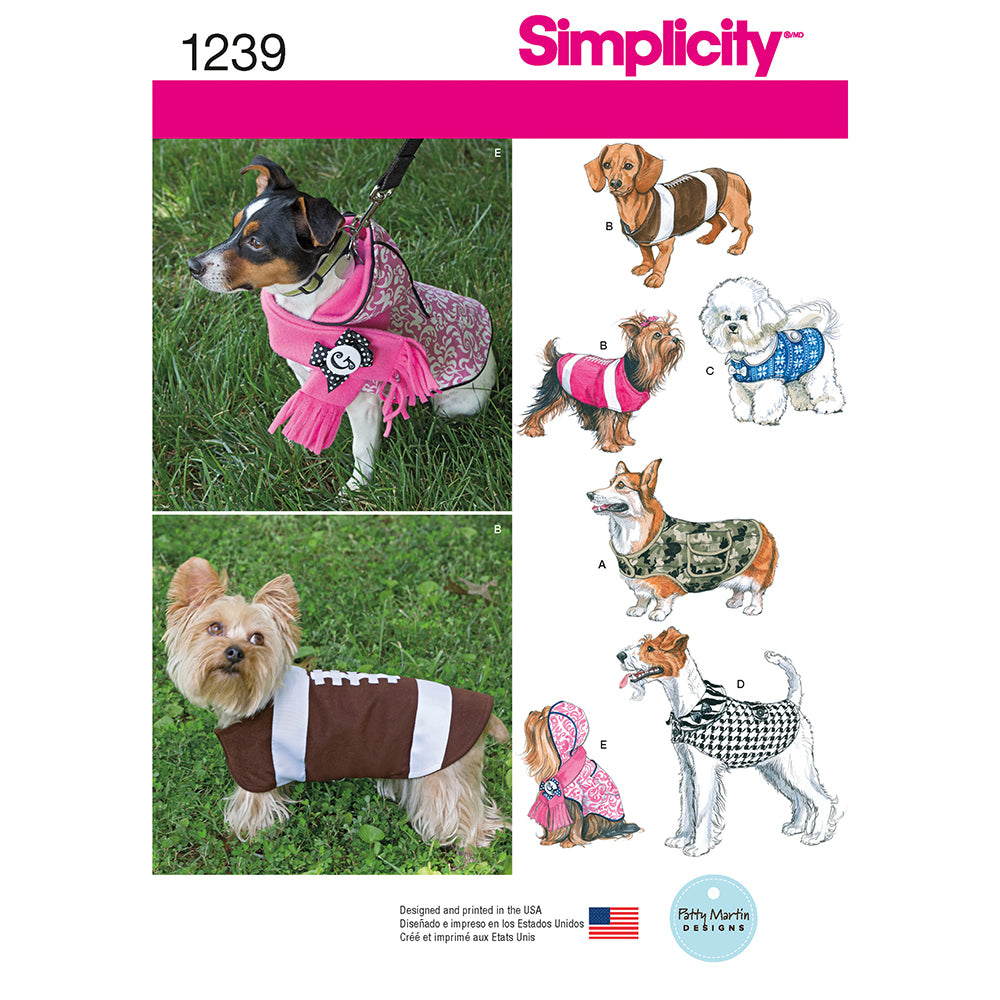 SIMPLICITY 1239 Pet Wear