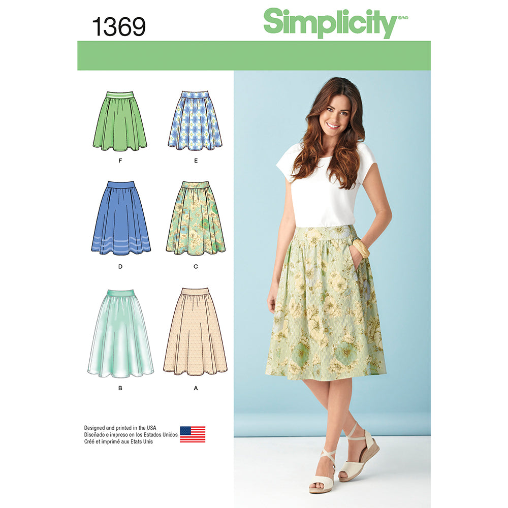 SIMPLICITY 1369 Misses' Skirt Pants