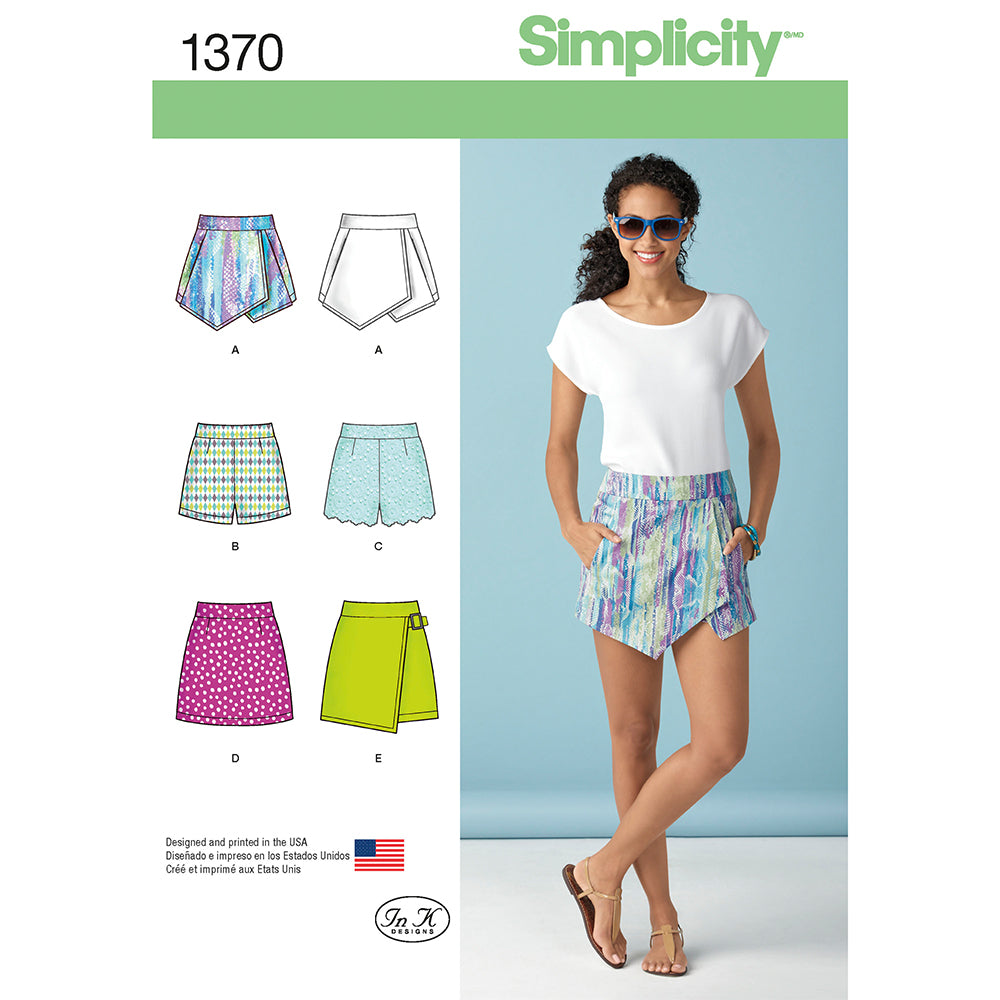 SIMPLICITY 1370 Misses' Skirt Pants