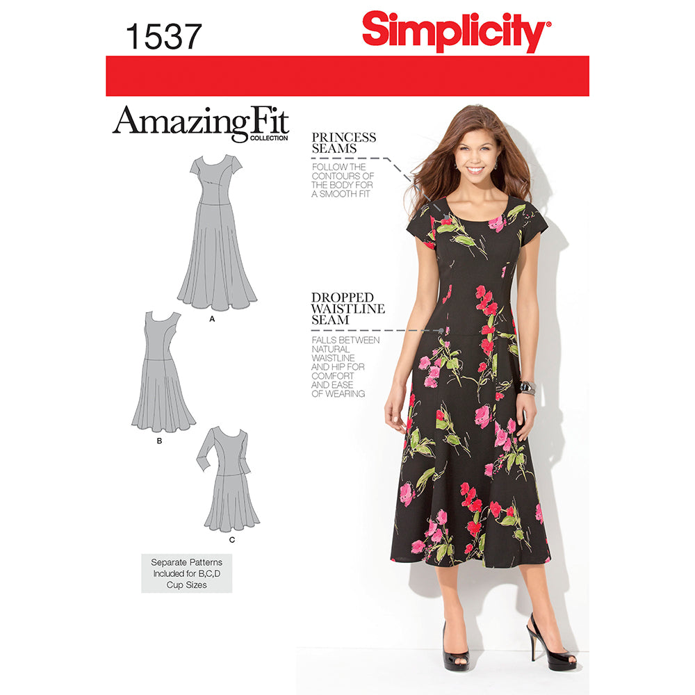 SIMPLICITY 1537 Dress - Plus Size