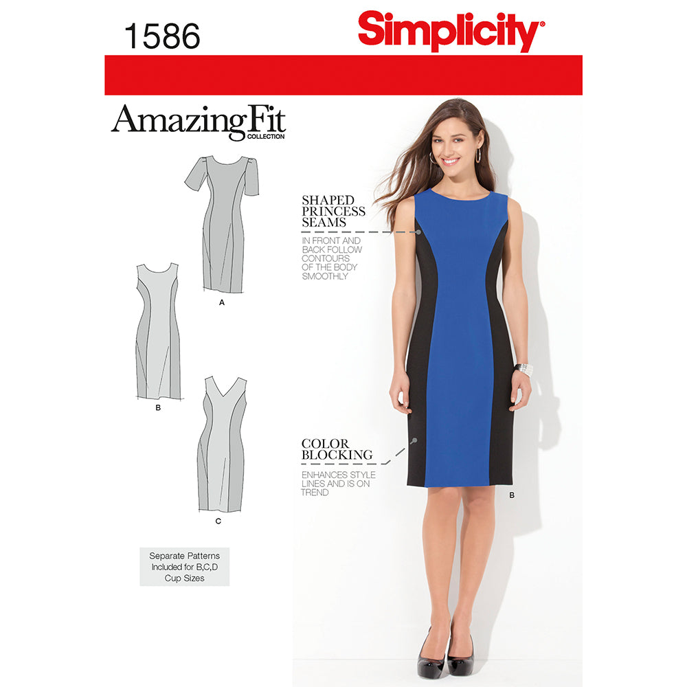 SIMPLICITY 1586 Dress - Plus Size
