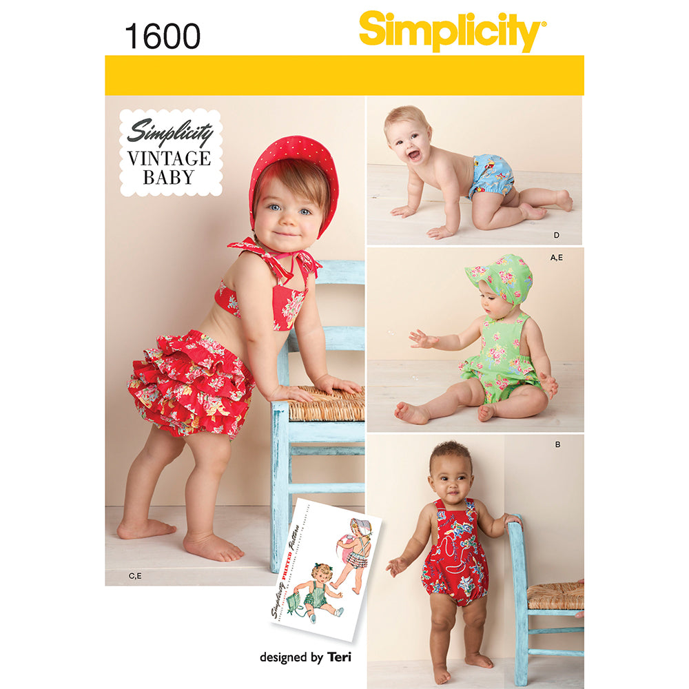 SIMPLICITY 1600 Babies' Sportswear