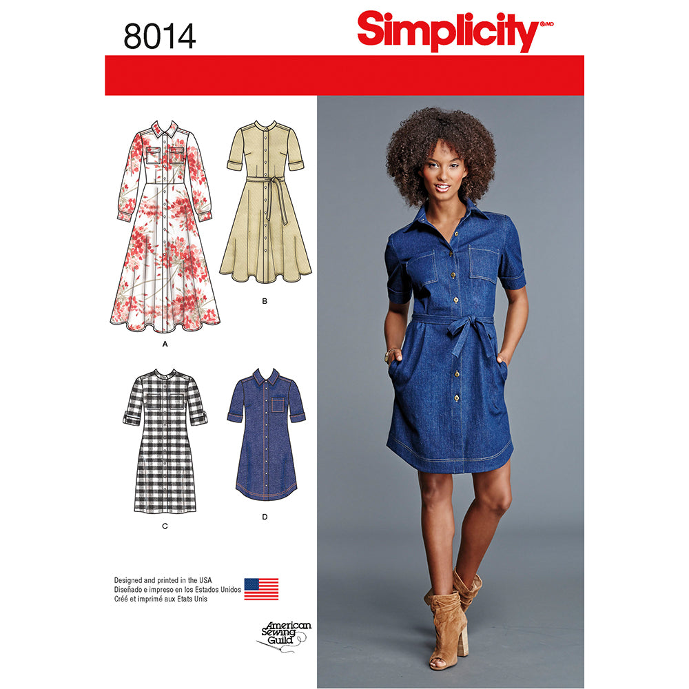 SIMPLICITY 8014 Misses' Dress