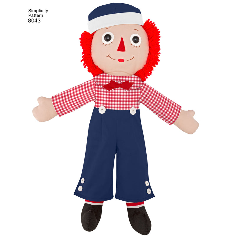 SIMPLICITY 8043 Raggedy Ann and Andy