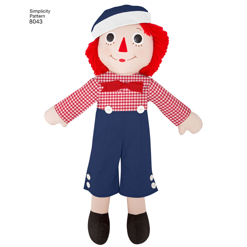 SIMPLICITY 8043 Raggedy Ann and Andy
