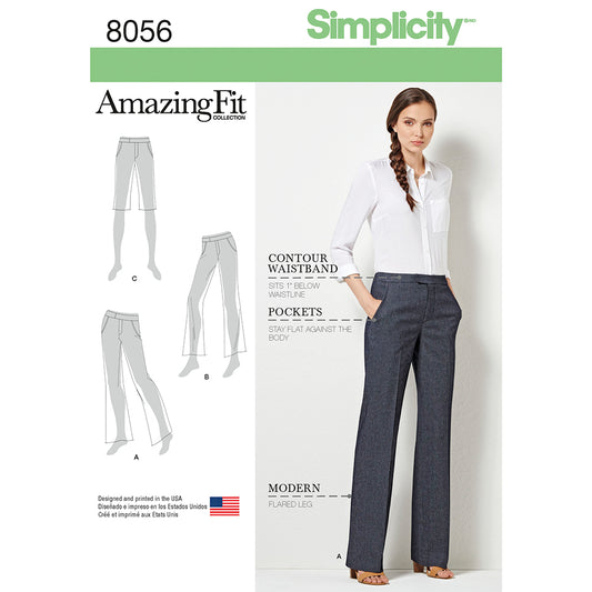 SIMPLICITY 8056 Amazing Fit Misses' Pants
