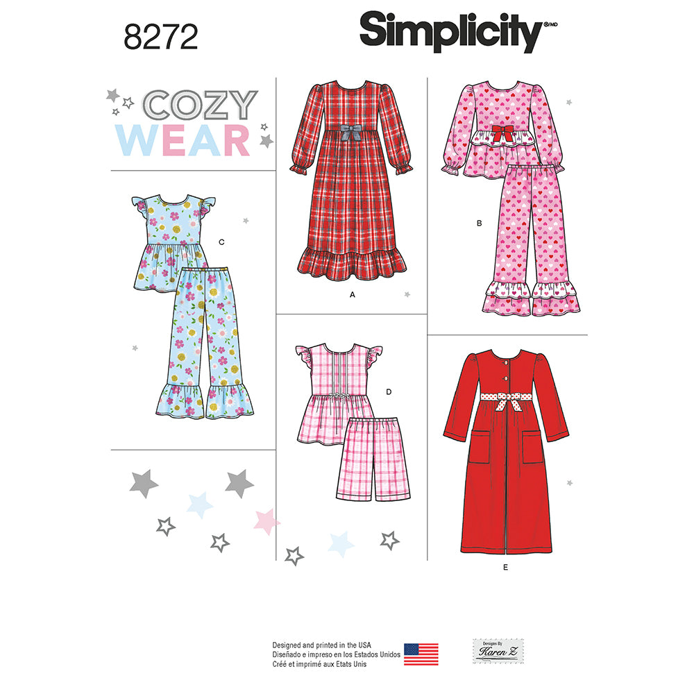 SIMPLICITY 8272 Girls' Sleepwear