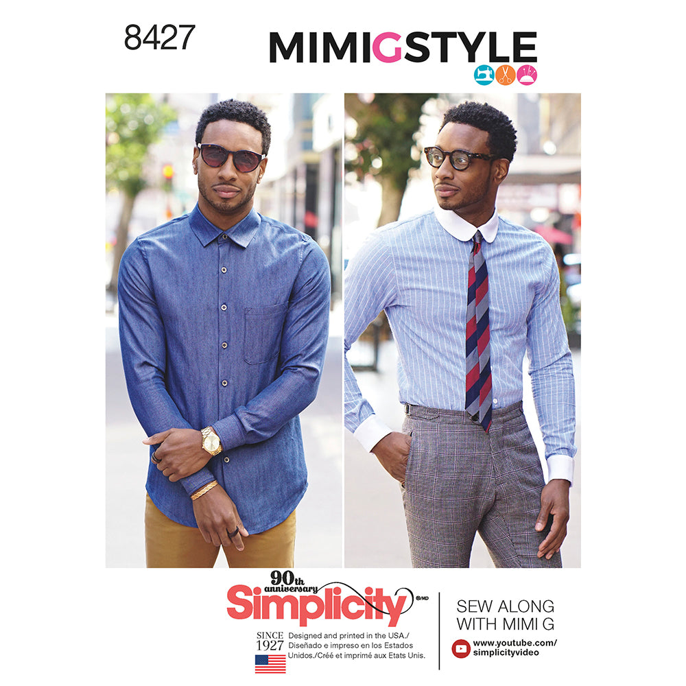 SIMPLICITY 8427 Mimi G Men’s Shirt