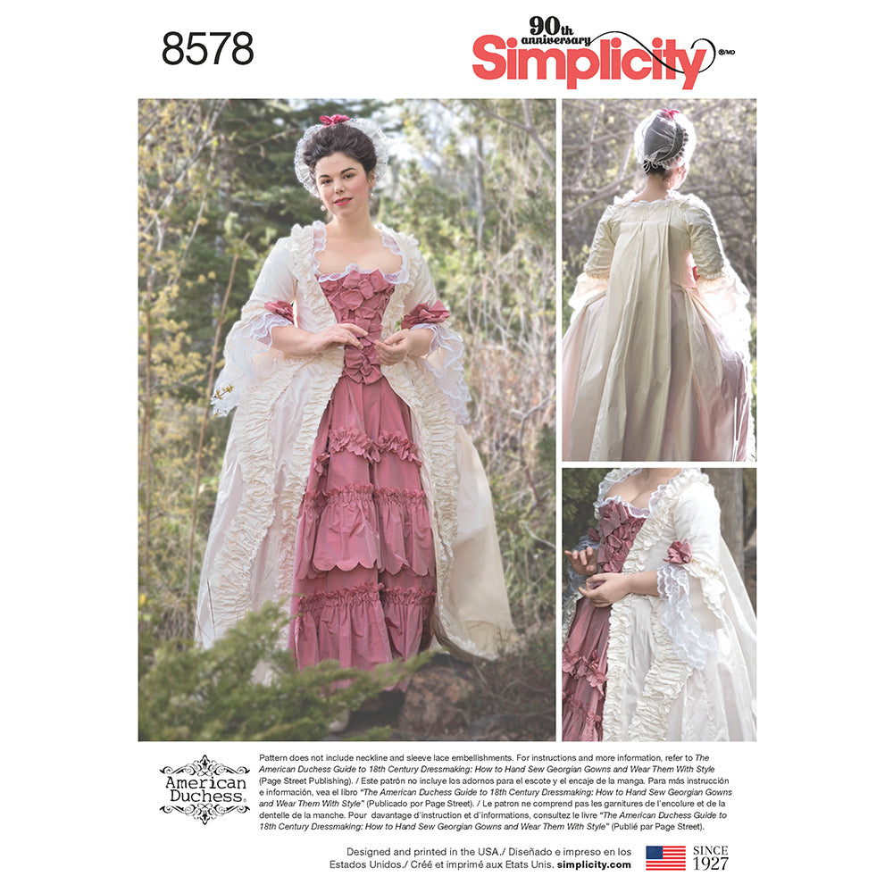 SIMPLICITY 8578 Misses' Baroque Costume