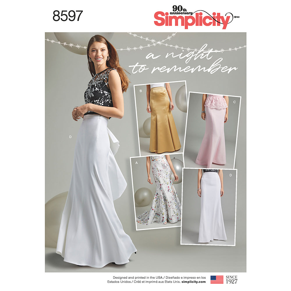 SIMPLICITY 8597 Misses' Plus Size Special Occasion