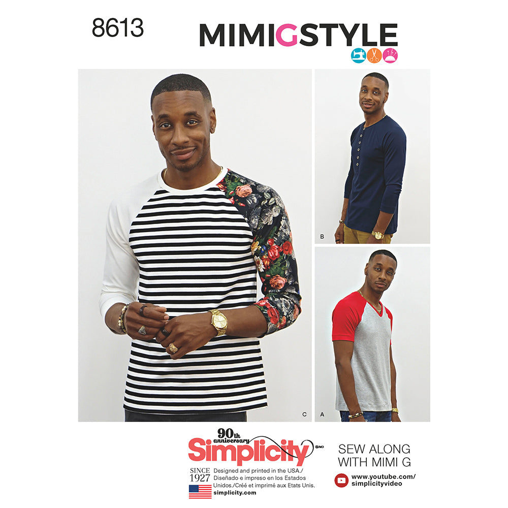 SIMPLICITY 8613 Mimi G Men’s Knit Top
