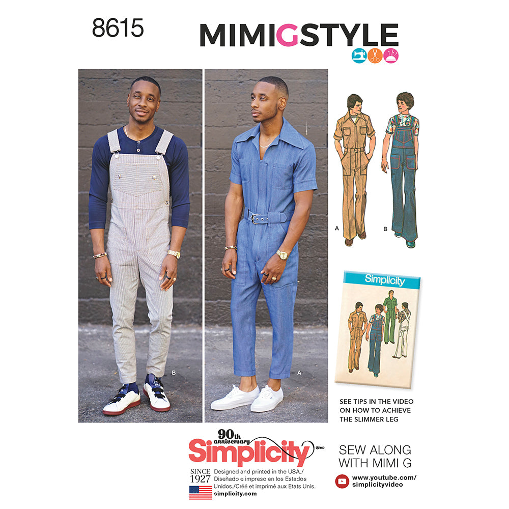 SIMPLICITY 8615 Men’s Vintage Mimi Separate