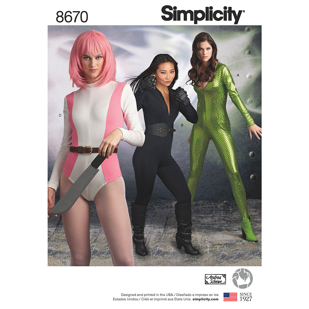 SIMPLICITY 8670 Misses' Cosplay Jumpsuit