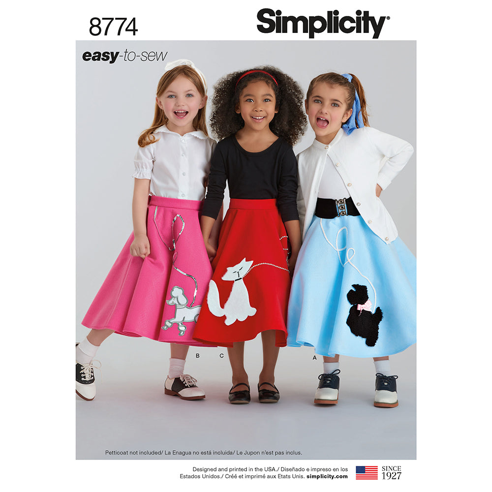 SIMPLICITY 8774 Children And Girls Costume