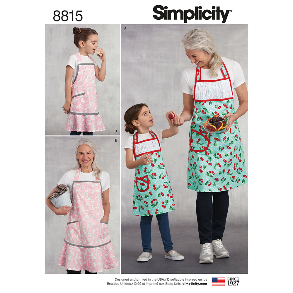 SIMPLICITY 8815 Children And Misses' Apron