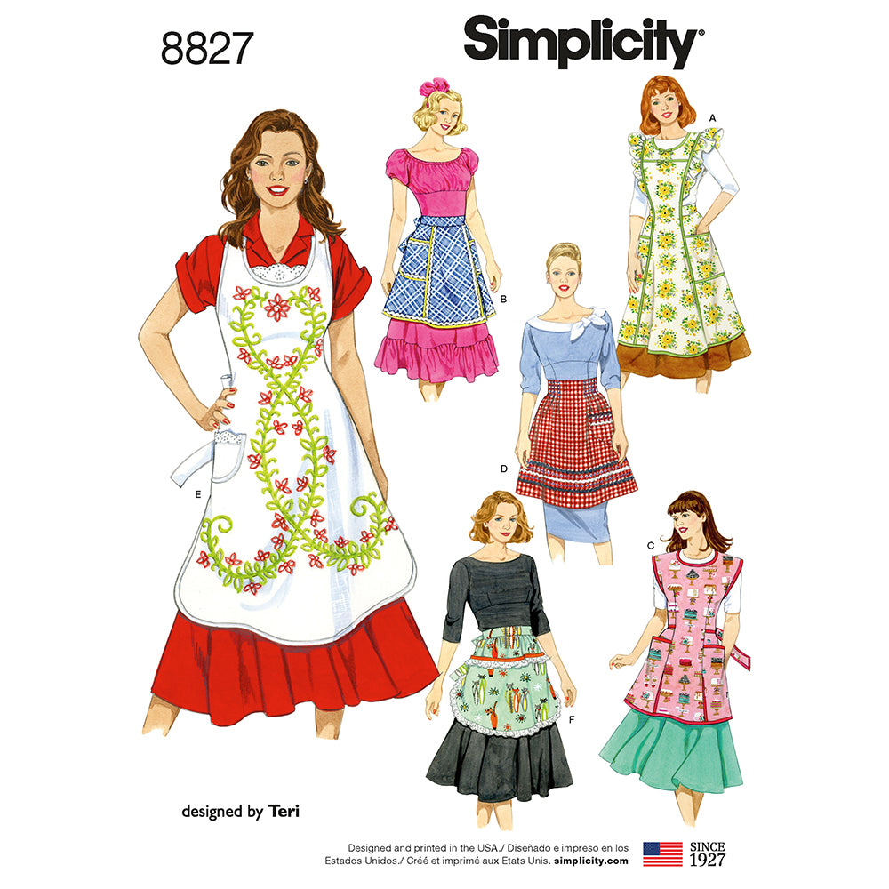 SIMPLICITY 8827 Misses' Apron