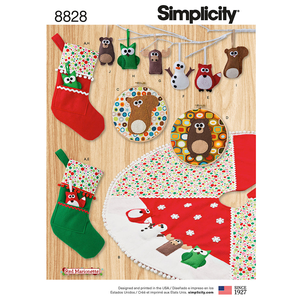 SIMPLICITY 8828 Holiday Decorating