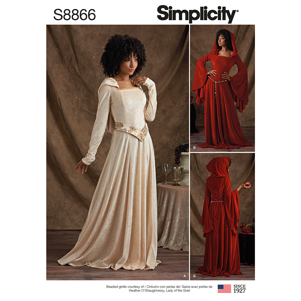 SIMPLICITY S8866 Misses' Petite Knit Costume