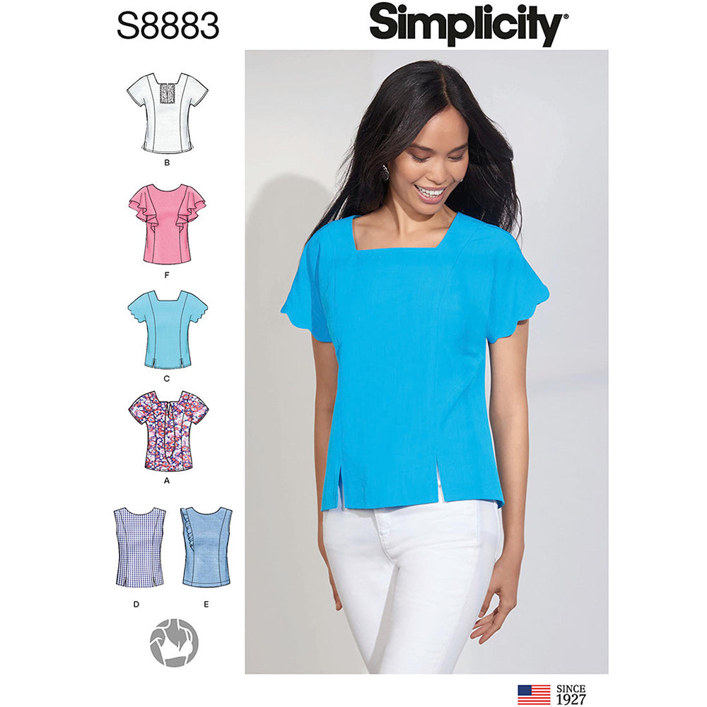 SIMPLICITY S8883 Misses' Bust Cup Top