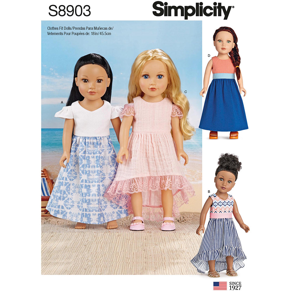 SIMPLICITY S8903 18” Doll Clothes