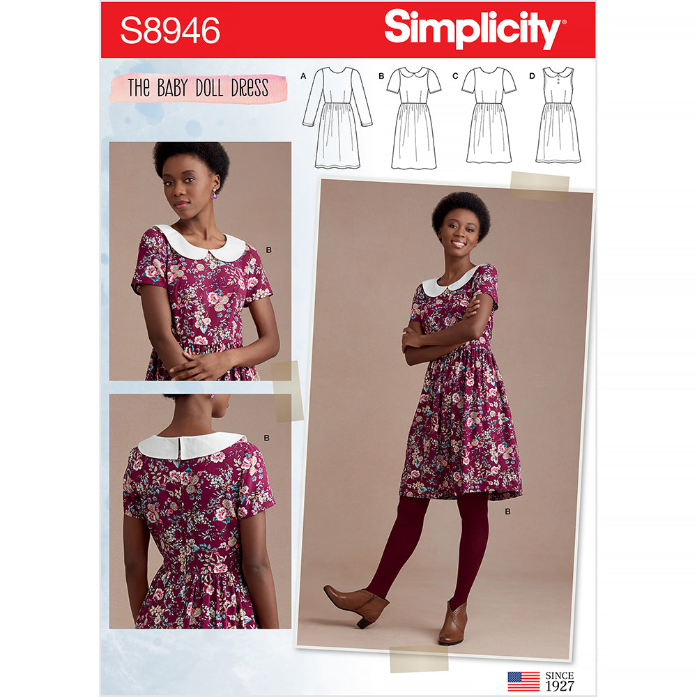SIMPLICITY S8946 Misses' Baby Doll Dress