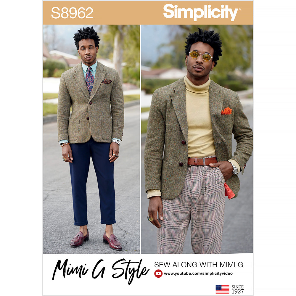 SIMPLICITY S8962 Men’s And Boys' Jacket