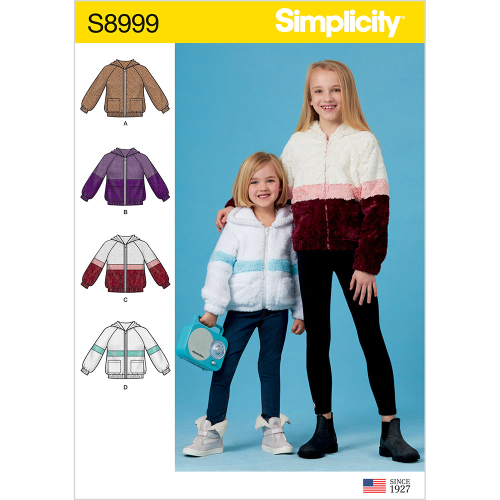 SIMPLICITY S8999 Children And Girls' Jacket