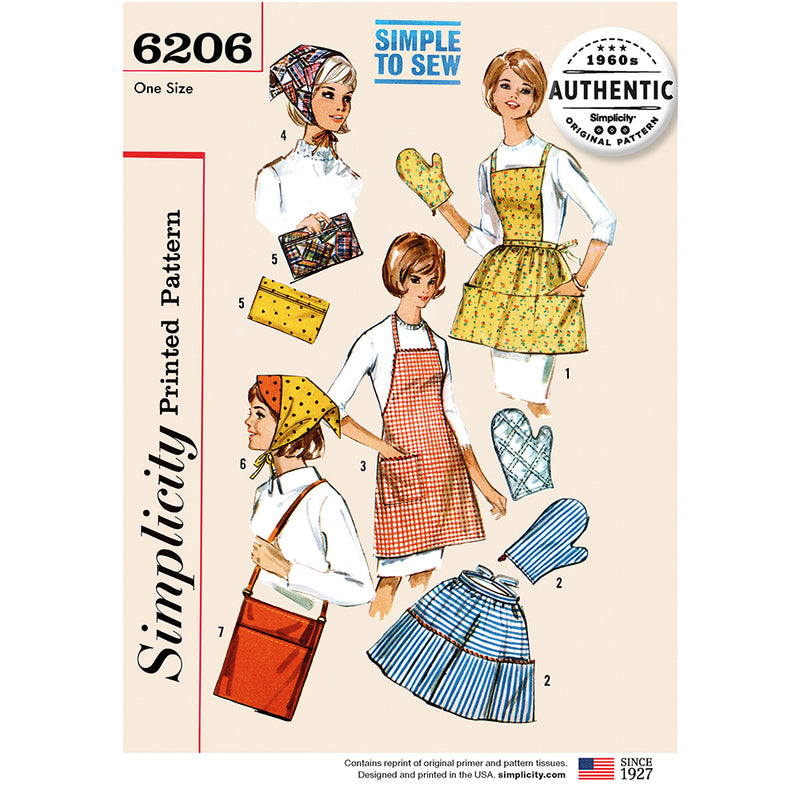 SIMPLICITY 6206 Vintage Gift Ideas