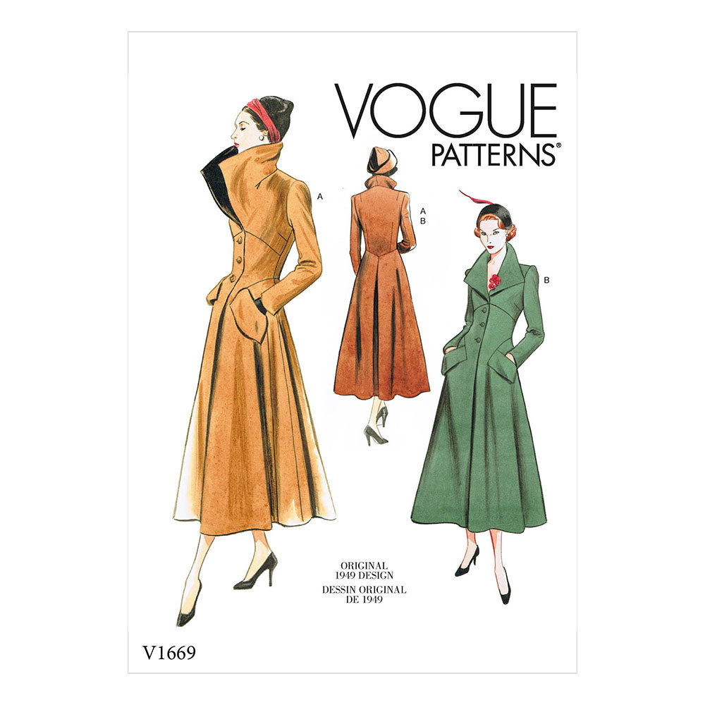 VOGUE V1669 VGD Misses Outerwear