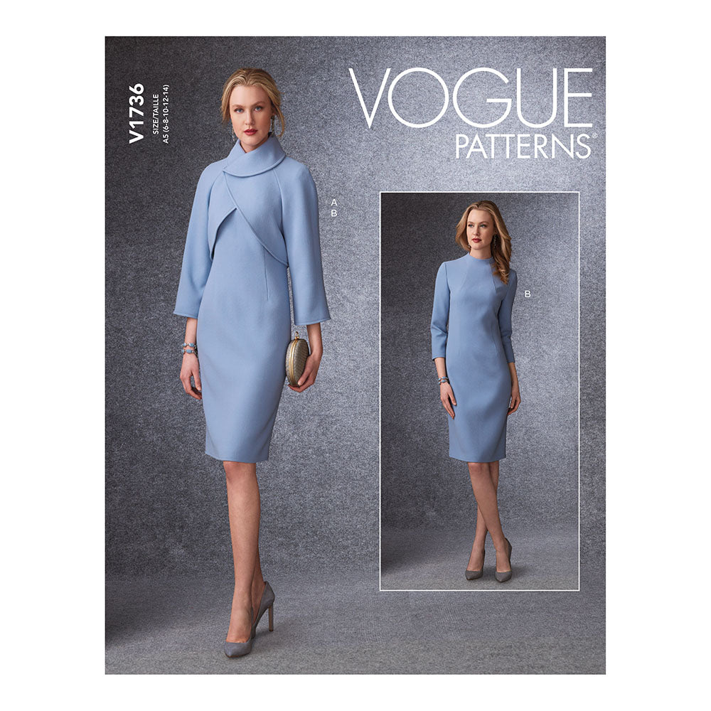 VOGUE V1736 Misses Jacket & Dress