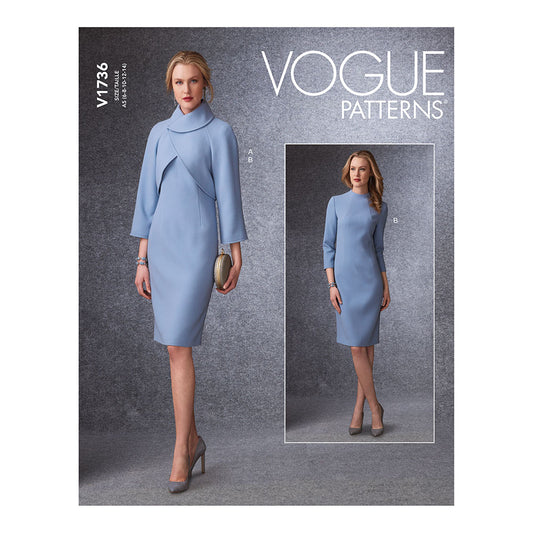 VOGUE V1736 Misses Jacket & Dress