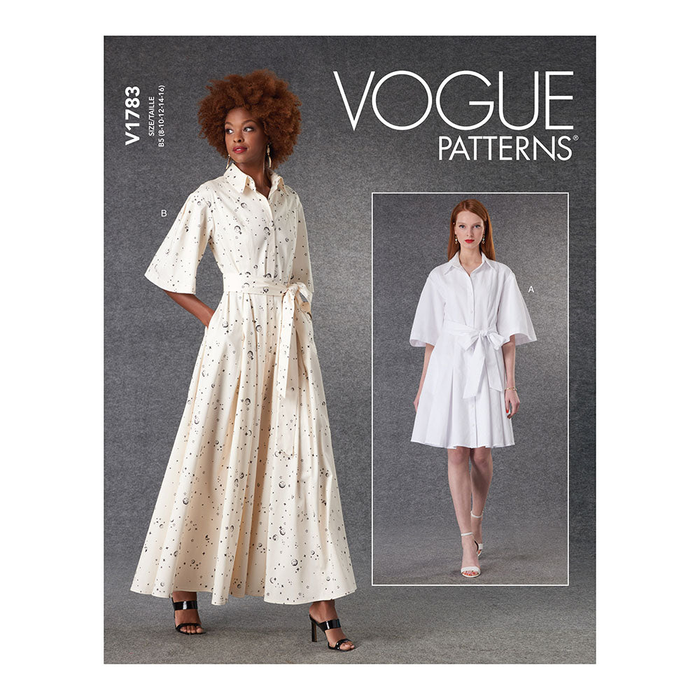 VOGUE V1783 Misses' Dress & Belt