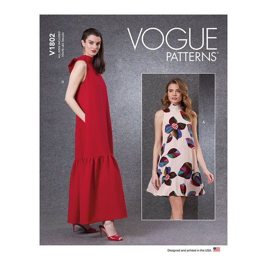 VOGUE V1802 Misses' Dress