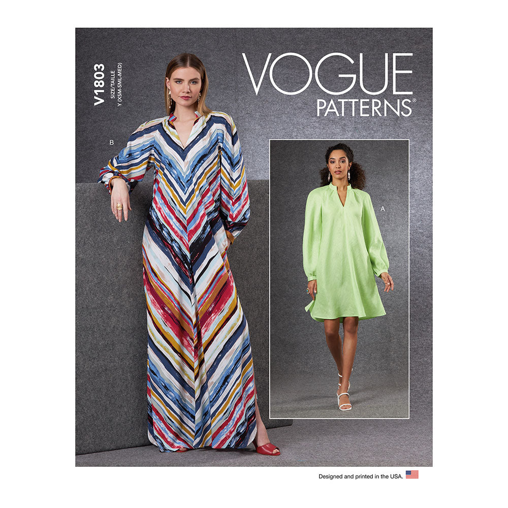 VOGUE V1803 Misses' Dress
