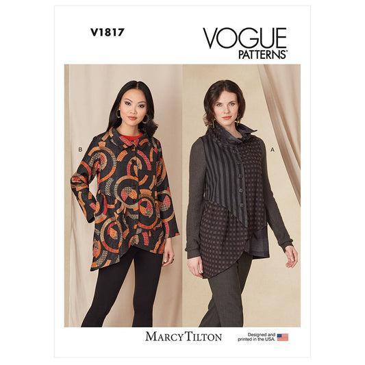 VOGUE V1817 Misses' Jacket and Vest