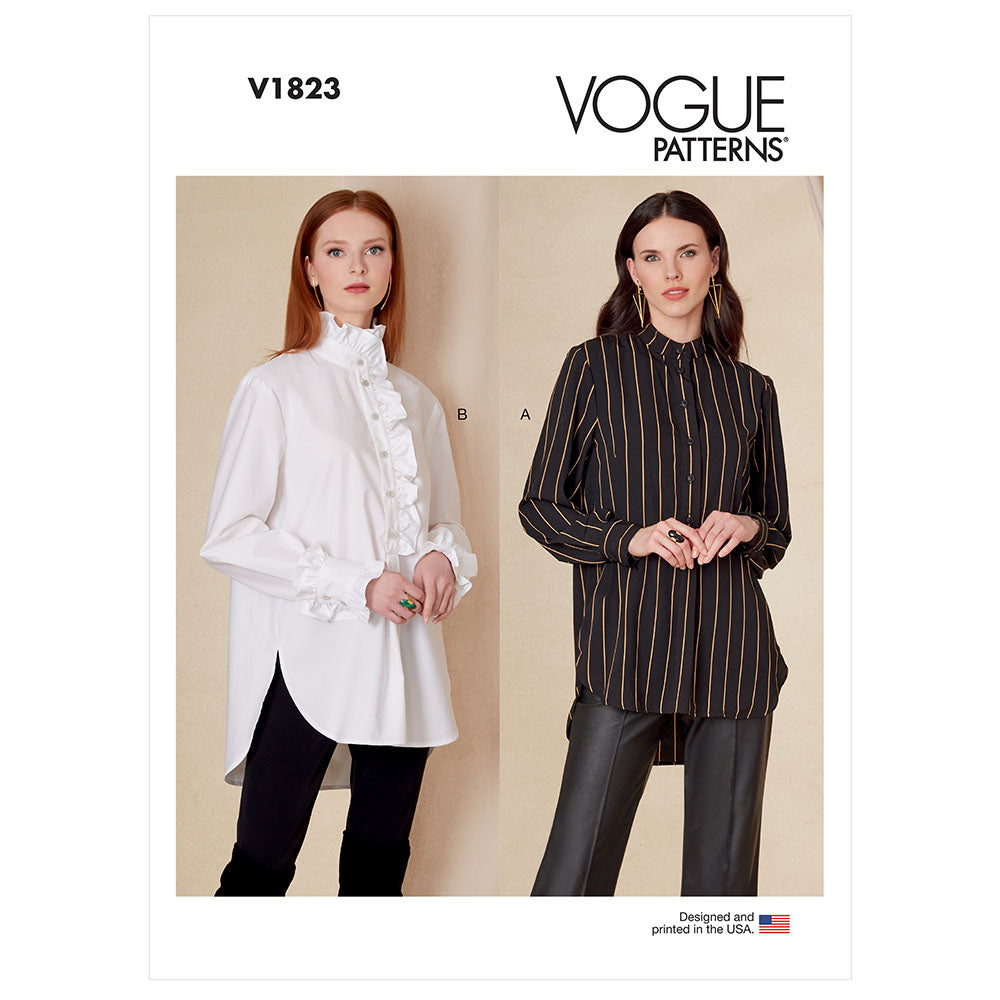 VOGUE V1823 Misses' and Misses' Petite Shirt