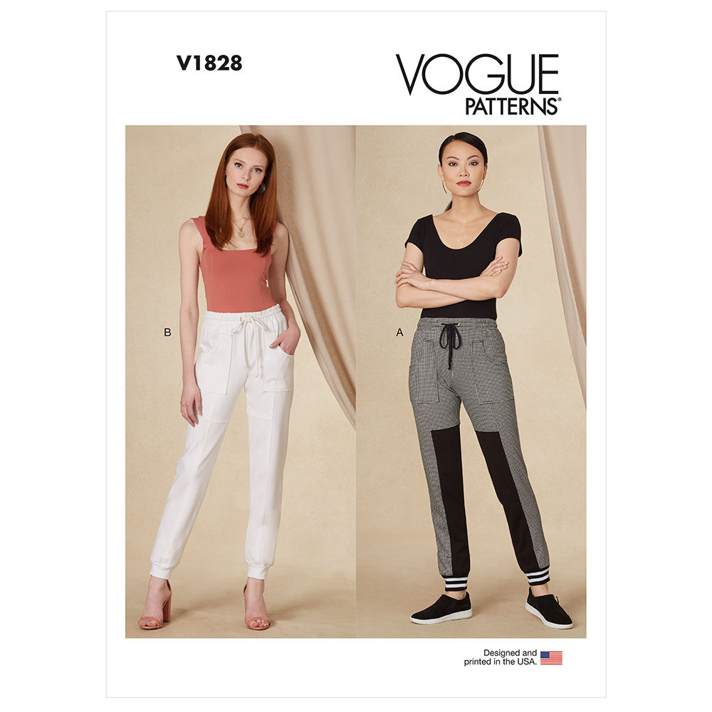 VOGUE V1828 Misses' and Misses' Petite Track Pants