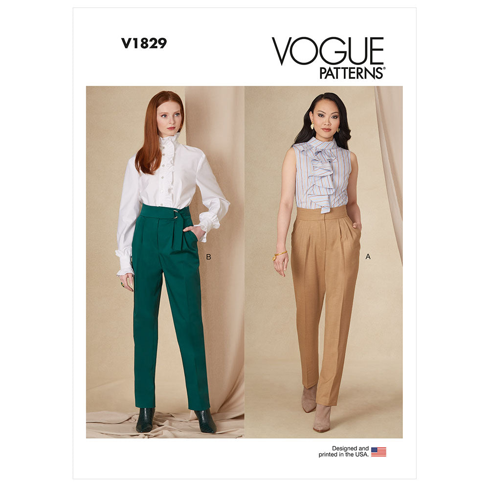 VOGUE V1829 Misses' and Misses' Petite Pants