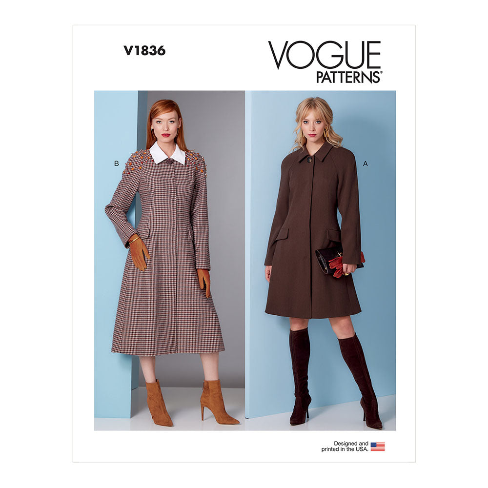 VOGUE V1836 Misses' Coat