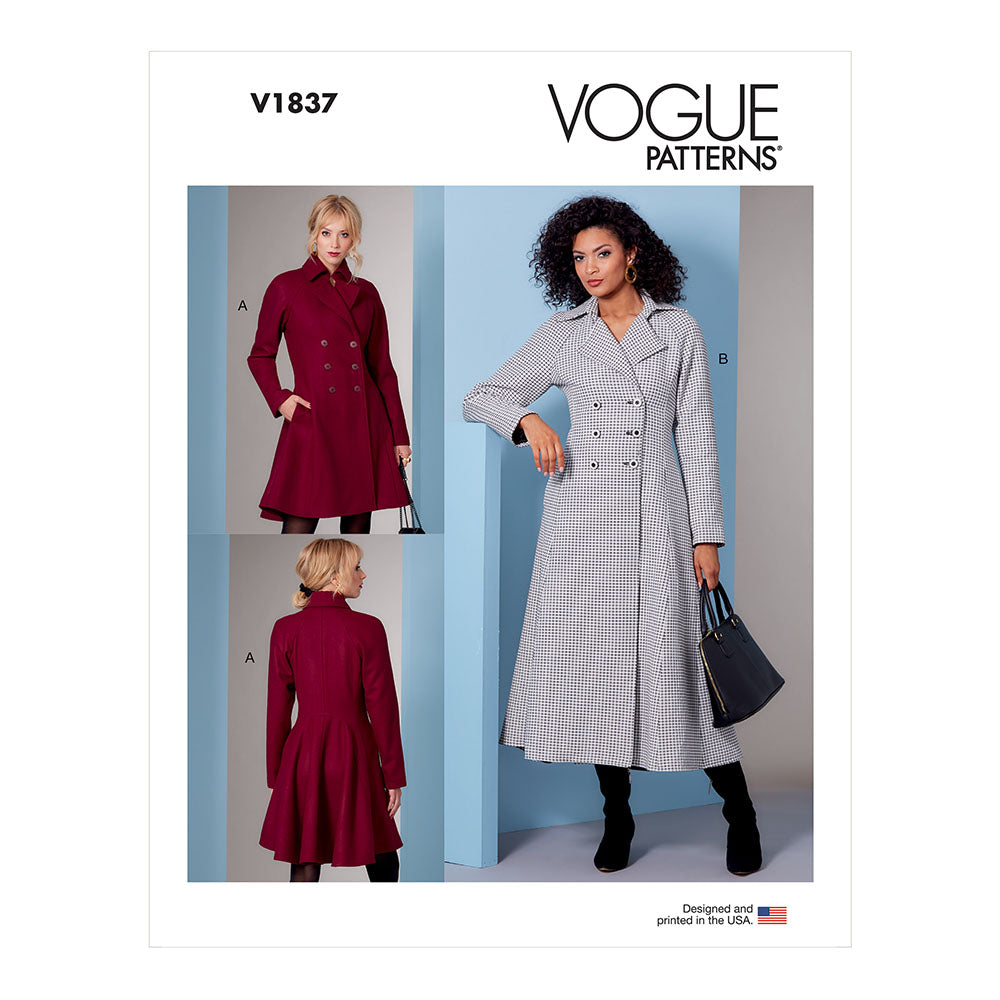 VOGUE V1837 Misses' Coat