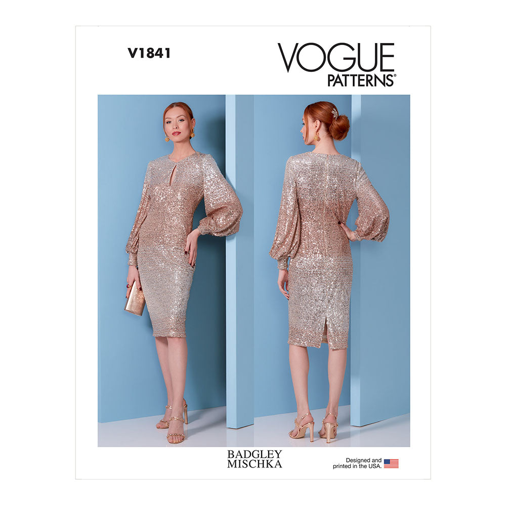 VOGUE V1841 Misses' and Misses' Petite Special Occasion Dress