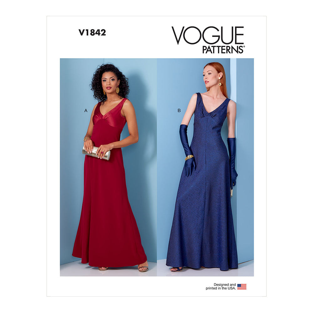 VOGUE V1842 Misses' Special Occasion Dress