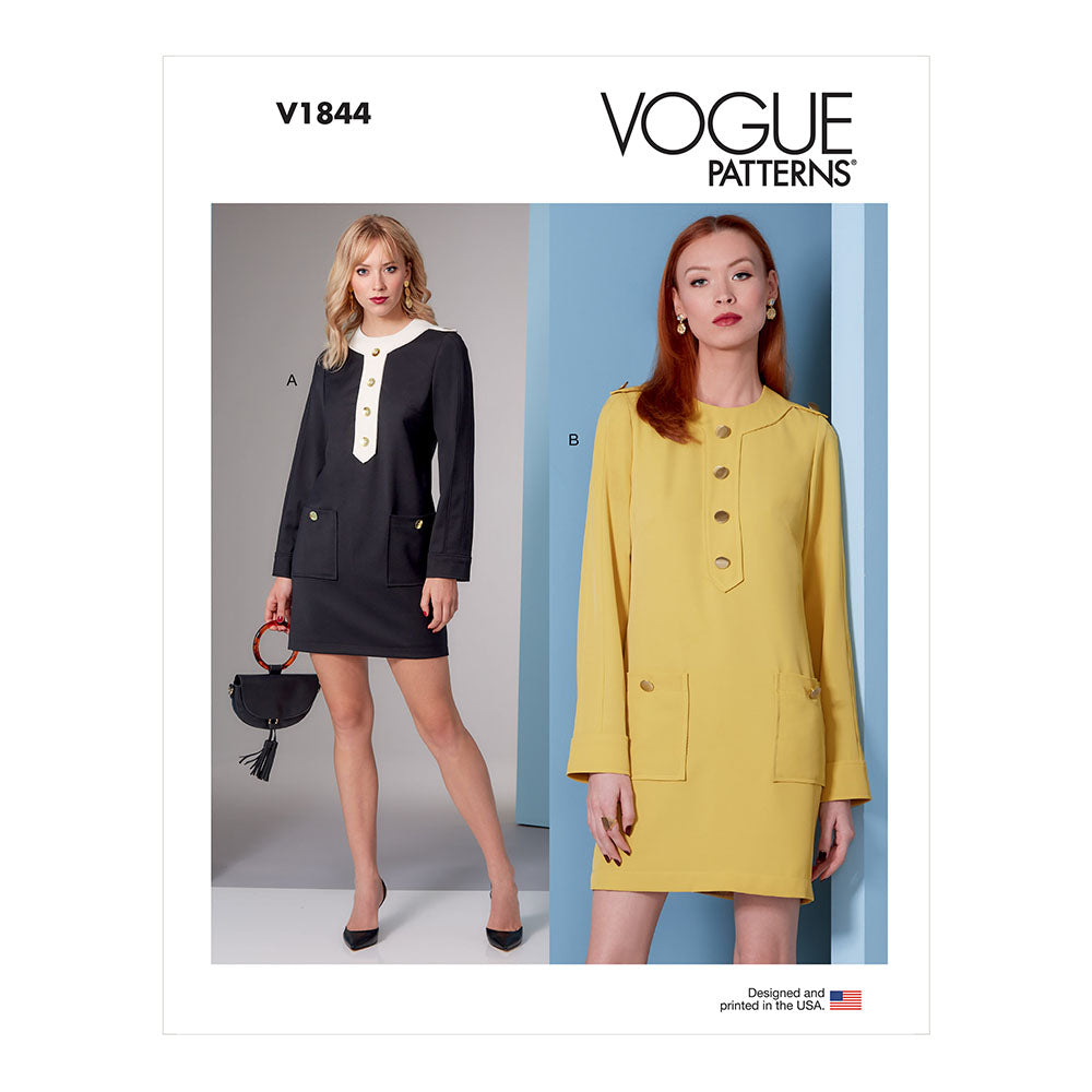 VOGUE V1844 Misses' and Misses' Petite Dress
