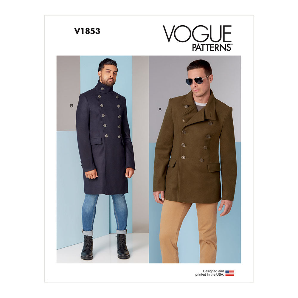 VOGUE V1853 Men's Coat