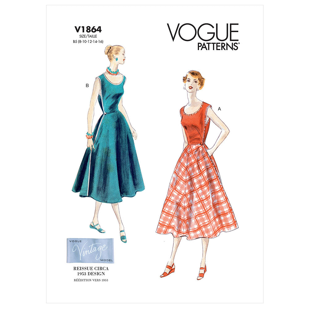 VOGUE V1864 Misses' Wrap Dress