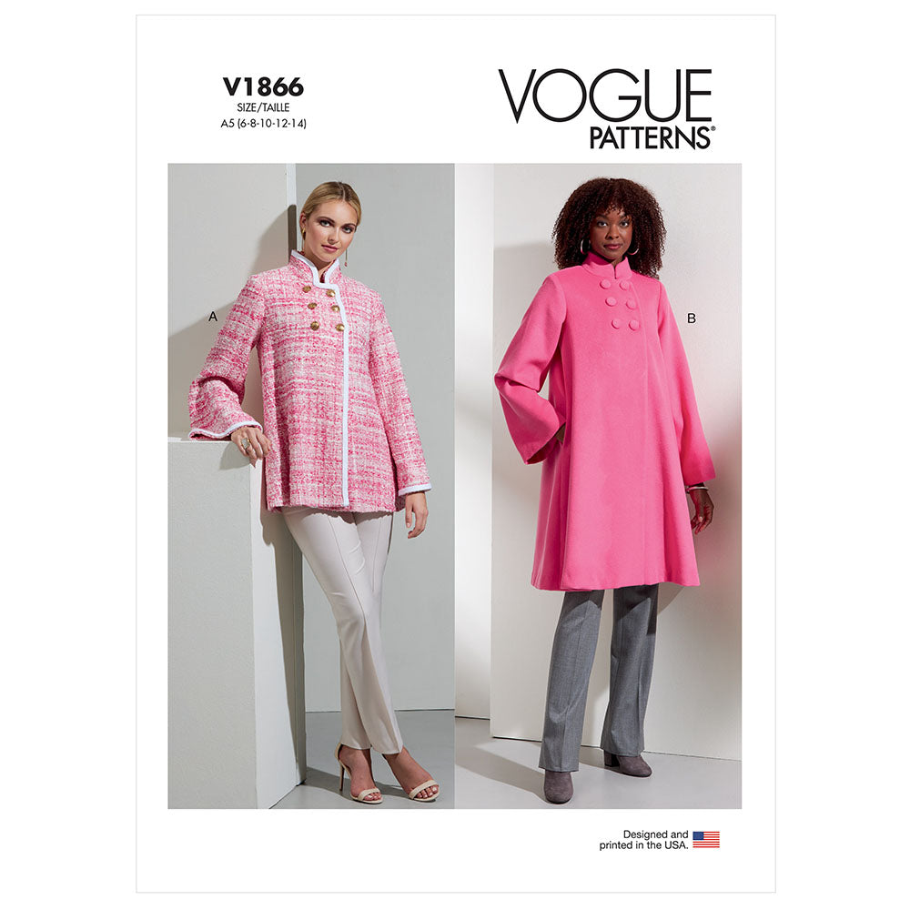 VOGUE V1866 Misses' Coat