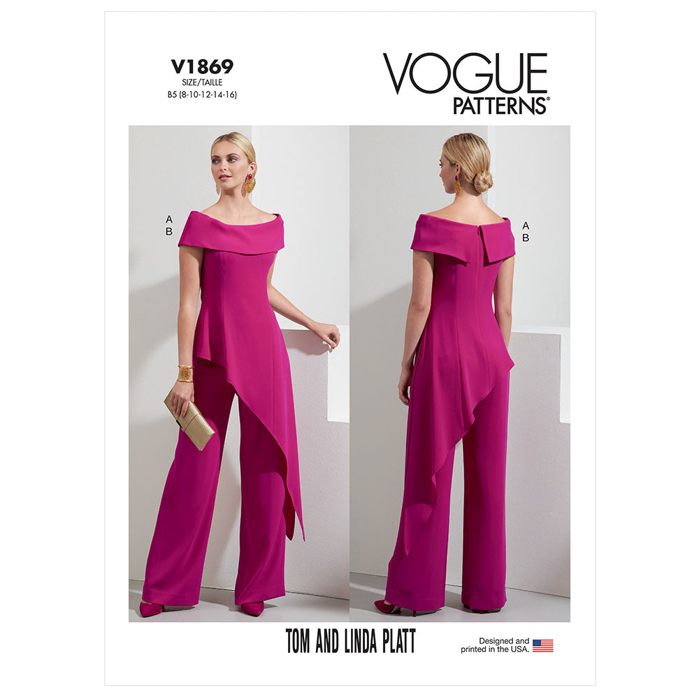 VOGUE V1869 Misses' and Misses' Petite Top and Pants
