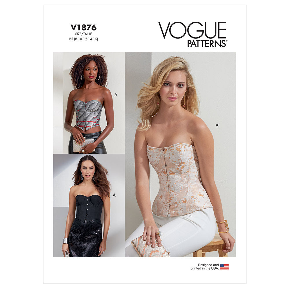 VOGUE V1876 Misses' Corsets