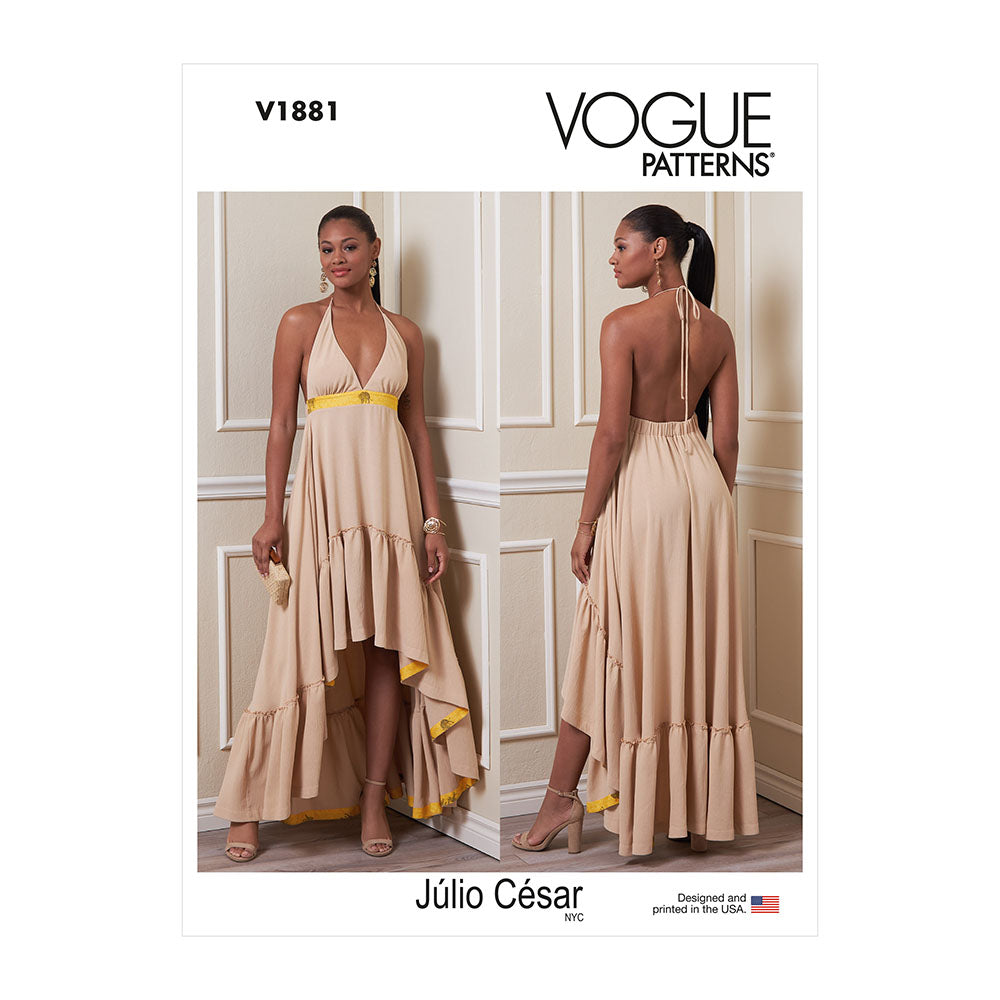 VOGUE V1881 Misses' Dress By Julio Cesar