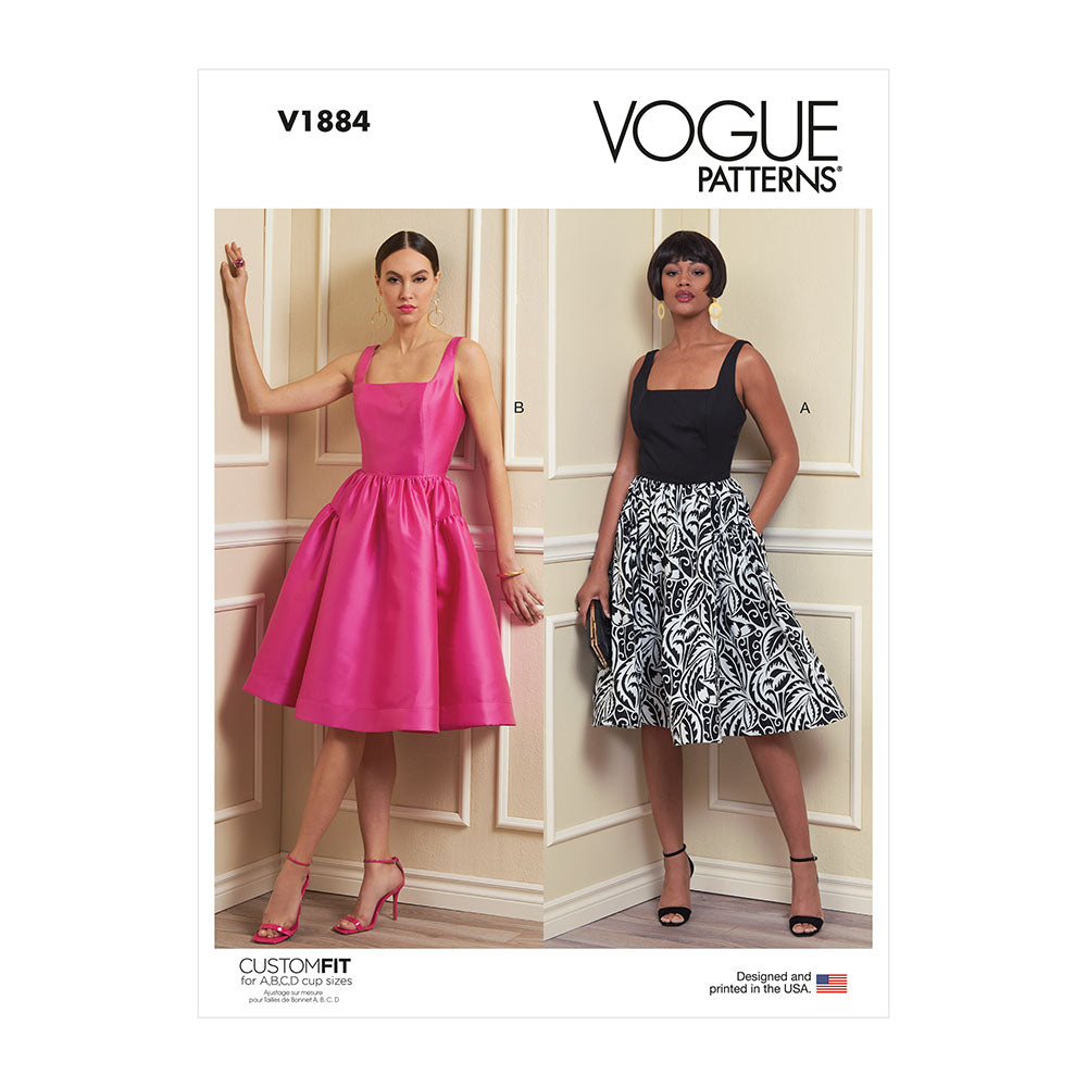 VOGUE V1884 Misses' Dress